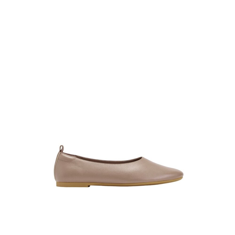 Everlane Mocha Taupe Leather Day Glove Flats Ballet Shoes Discontinued Color 9.5 - Picture 6 of 15